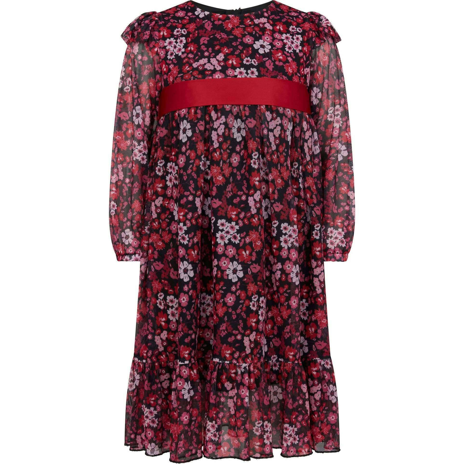 Chloe Winter Floral Party Dress