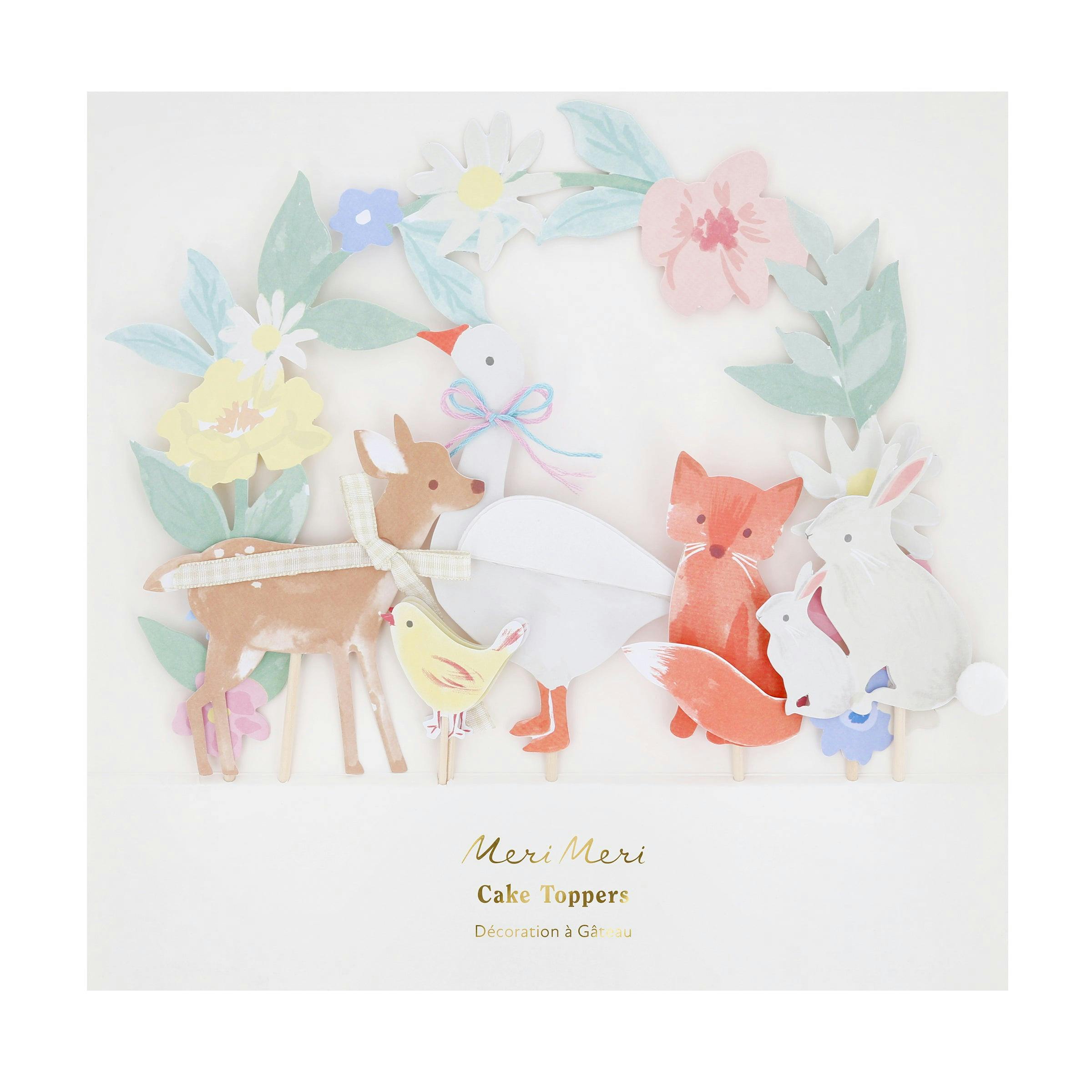 Little Animals Cake Toppers