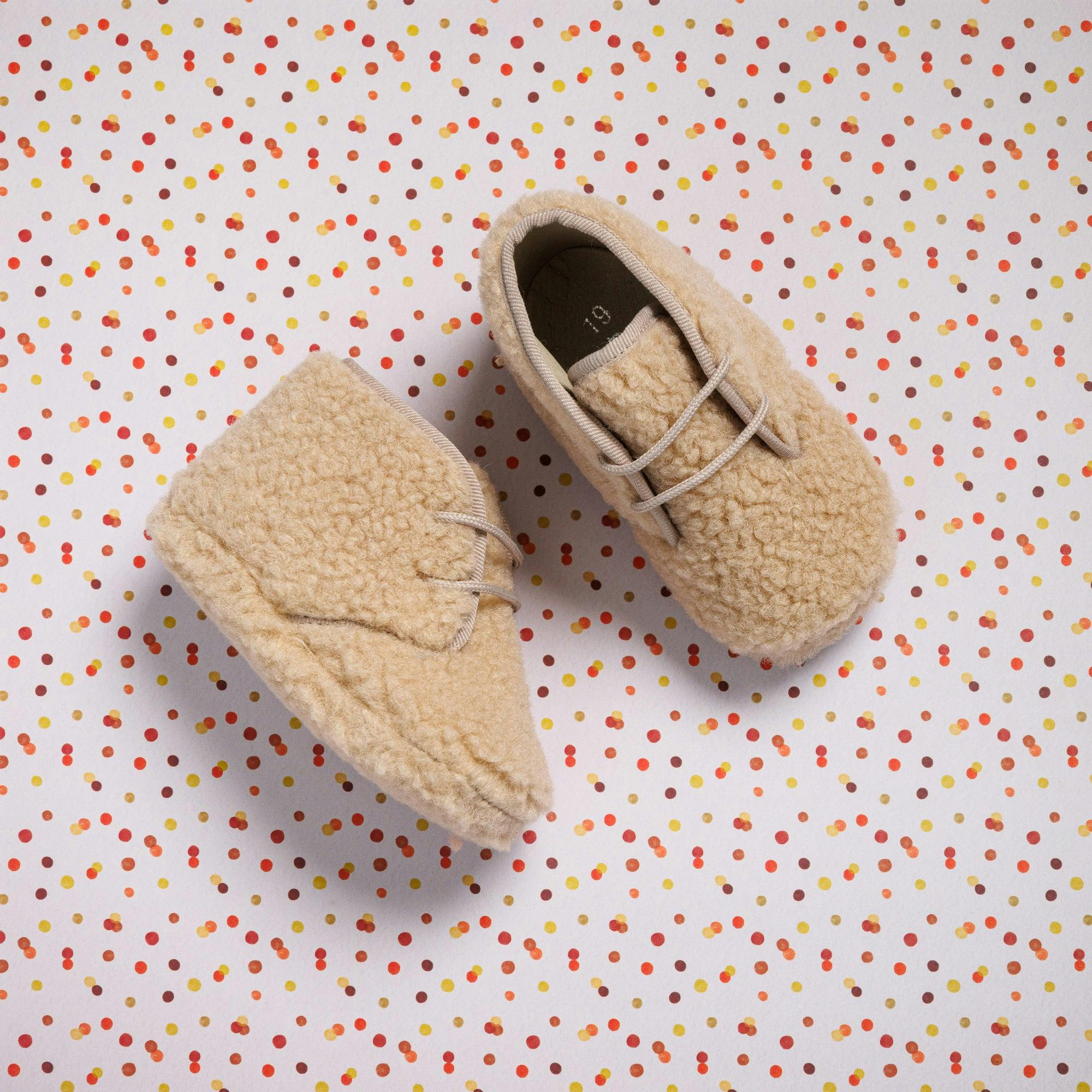Baby Shearling Bootie | Beige