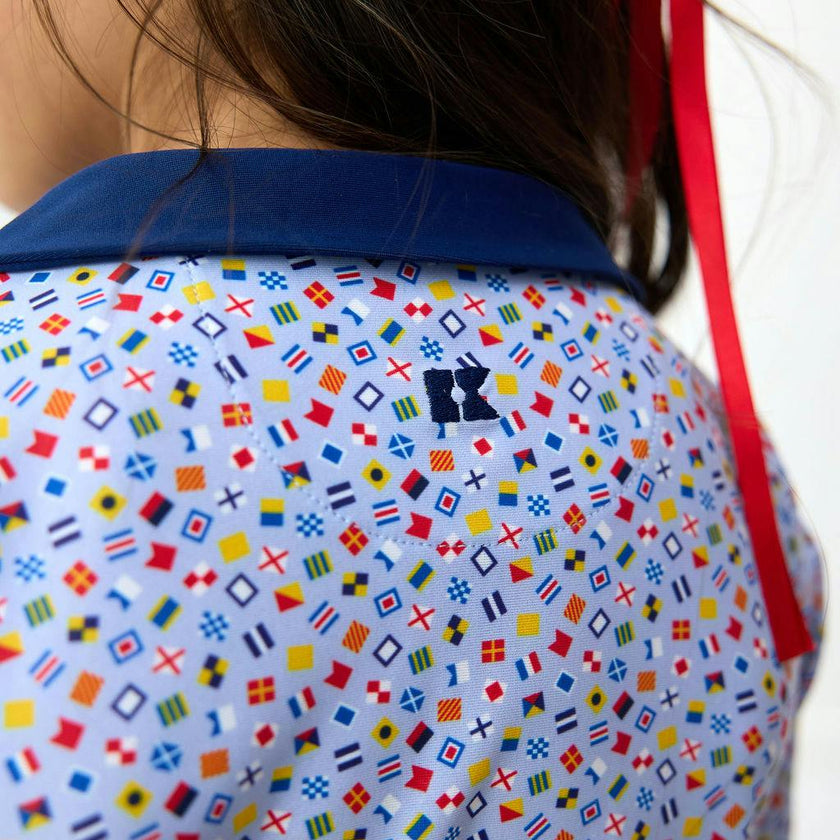 Girls Sailor Flag Romper