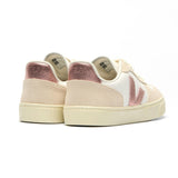 VEJA Small V-10 Laces - White Nacre Sable