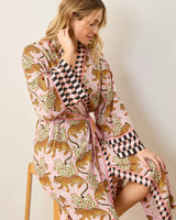 Bagheera - Satin Robe - Blush