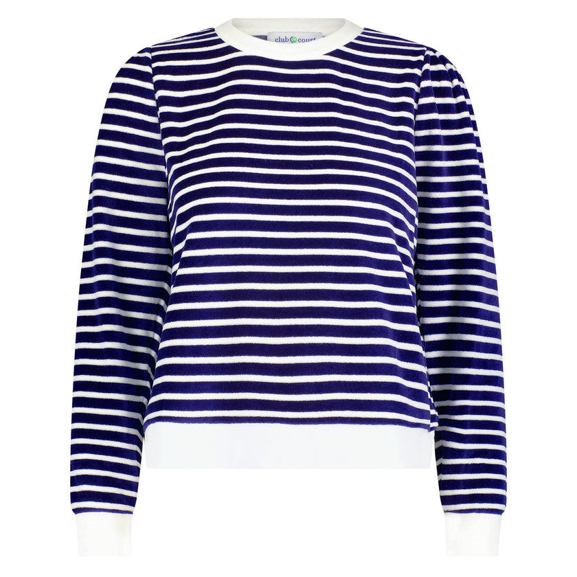 Stripe Poppy Top