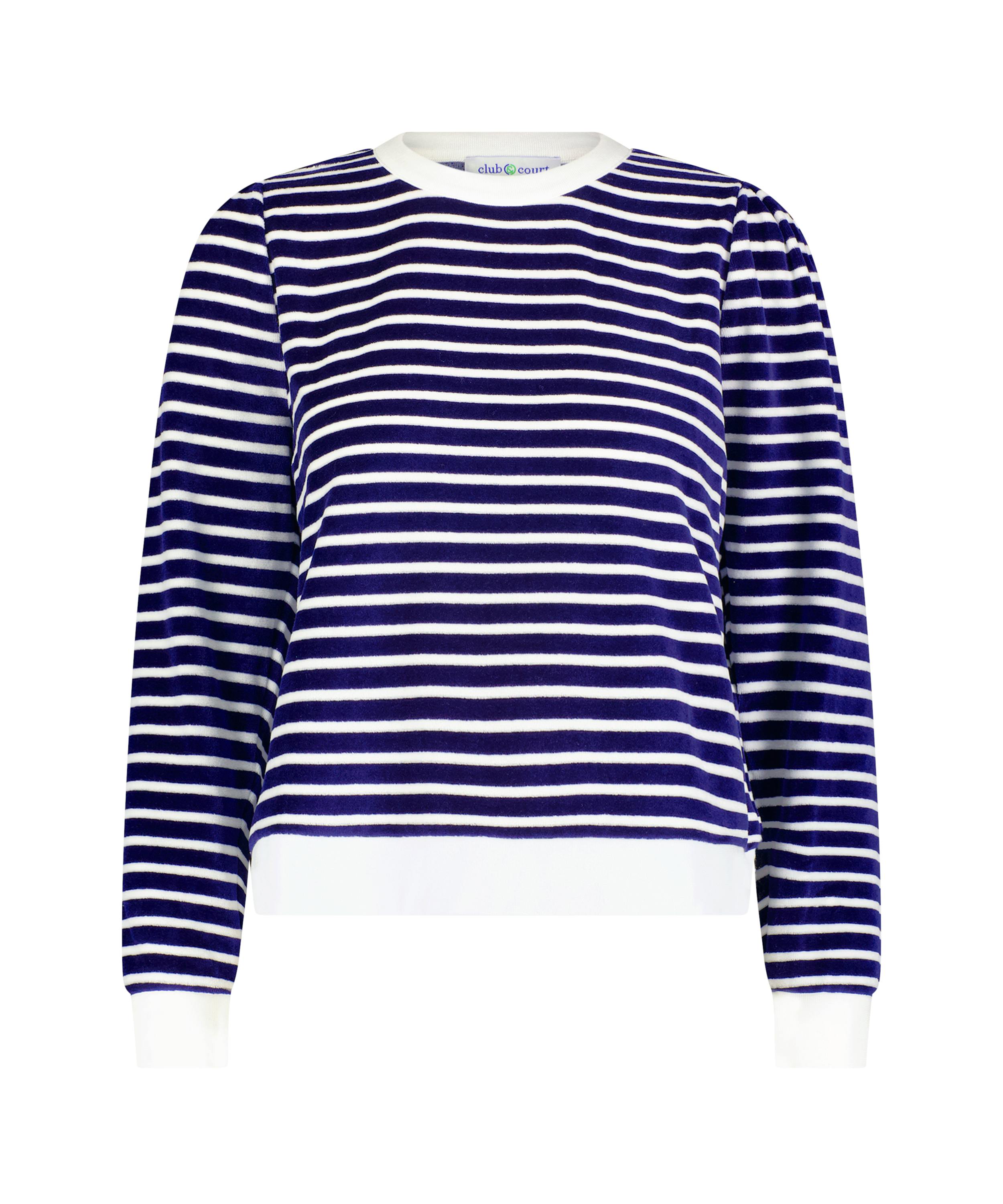 Stripe Poppy Top