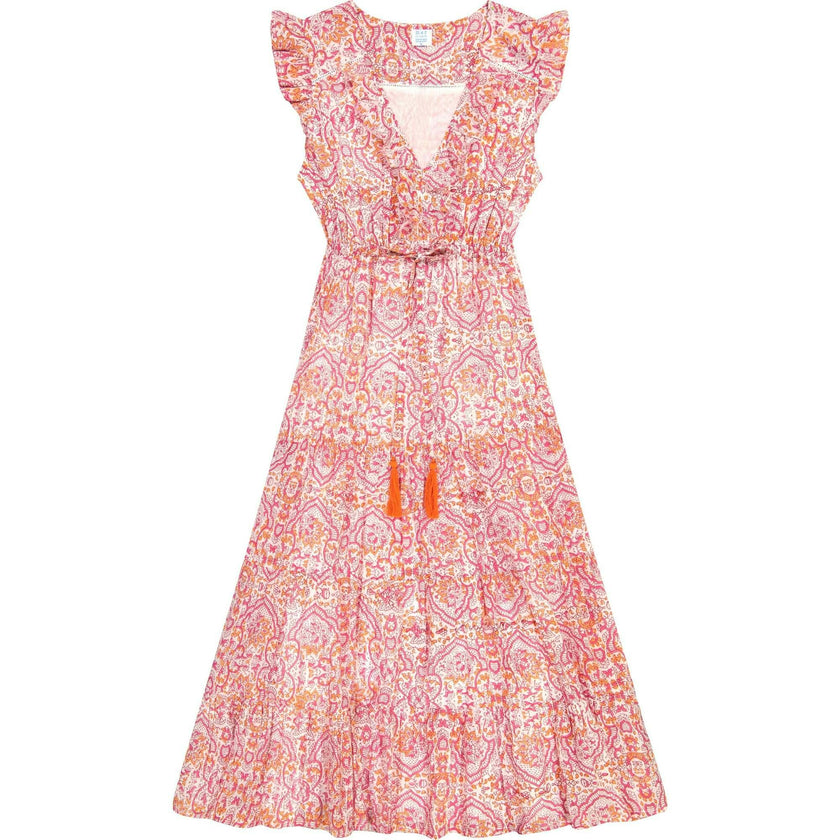 Women's Giselle Maxi Block Print Dress, Prints