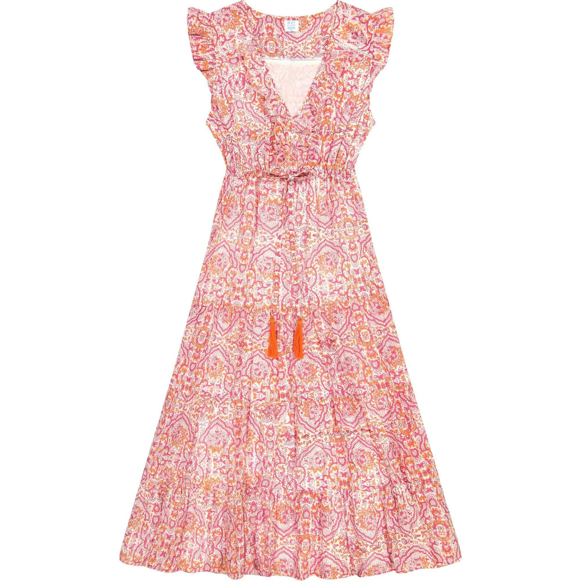 Women's Giselle Maxi Block Print Dress, Prints