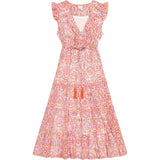 Women's Giselle Maxi Block Print Dress, Prints