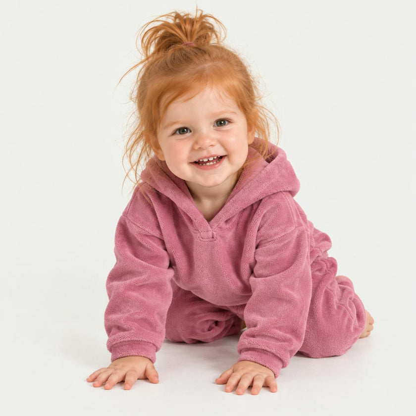 Velour Hoodie and Jogger Set