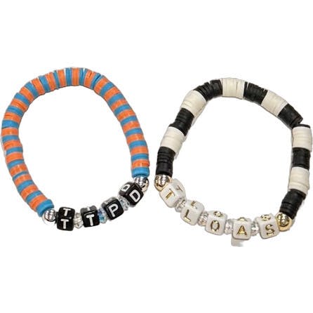 Taylor Swift “DISC” TLOAS & TTPD Bracelet Duo