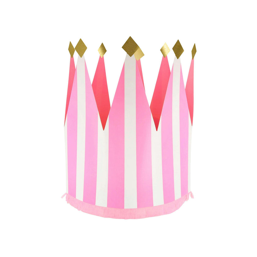 Striped Party Crowns