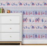 Papier peint CHALANA coloris Rubis