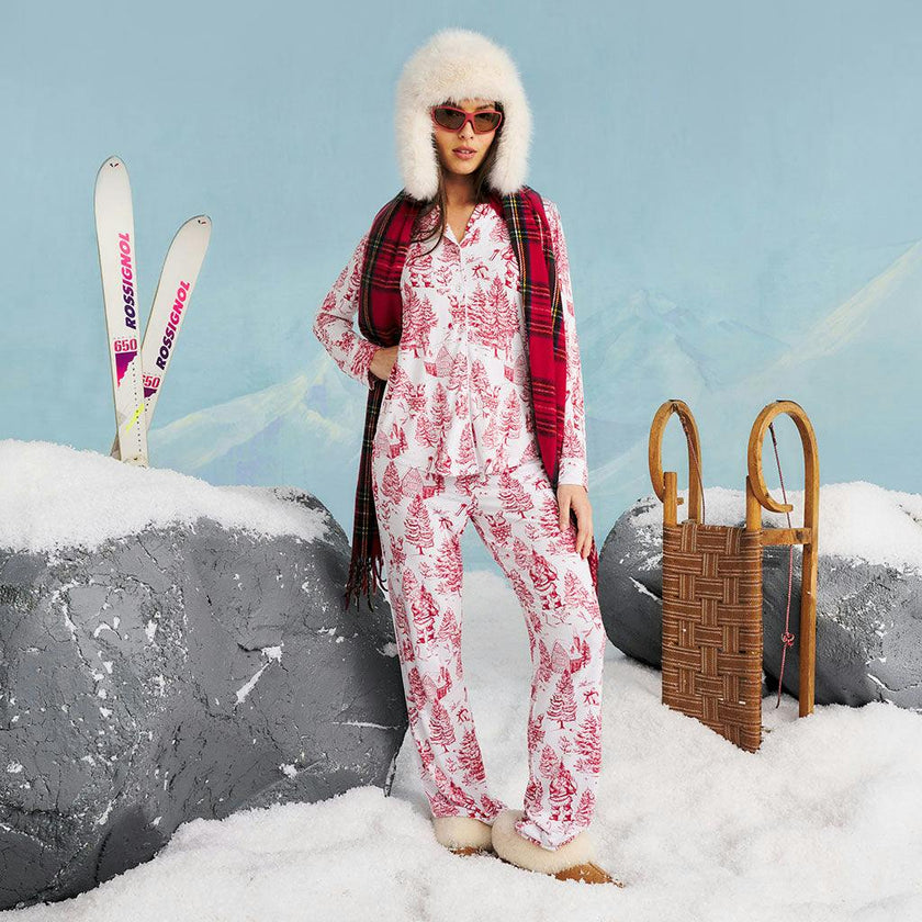 Father Christmas Women's Luxe Pajama Pant Set