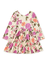Printed Ballet Dress, English Dahlia