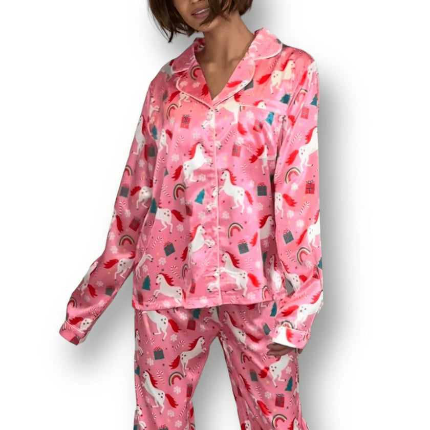 Holiday Silk Lounge Set