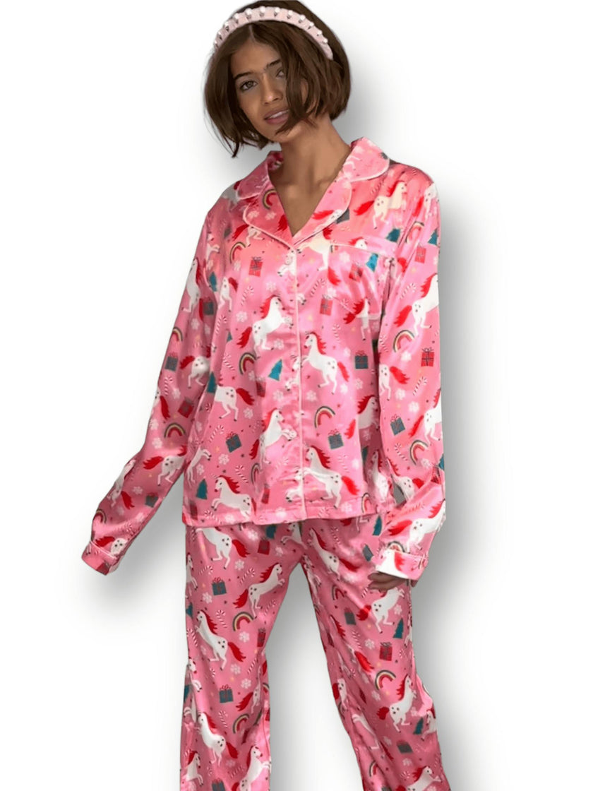 Holiday Silk Lounge Set