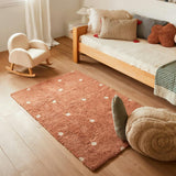 Rectangular Washable Mini Dot Rug