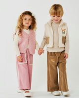 Nari Flower Teddy Vest