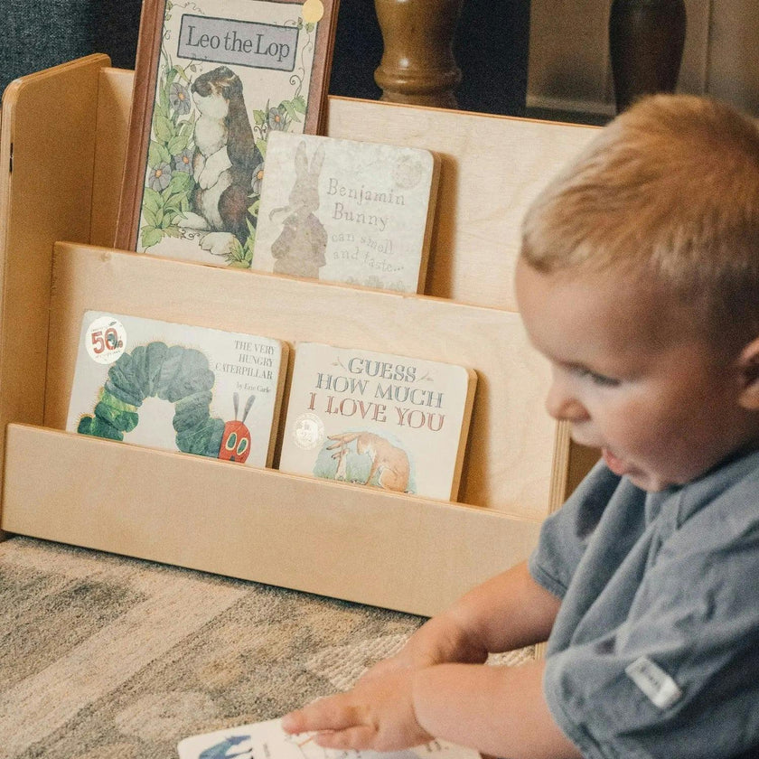 Wooden 2-Rack Book Nook