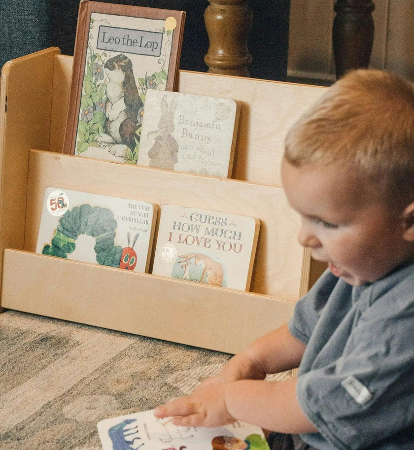 Wooden 2-Rack Book Nook