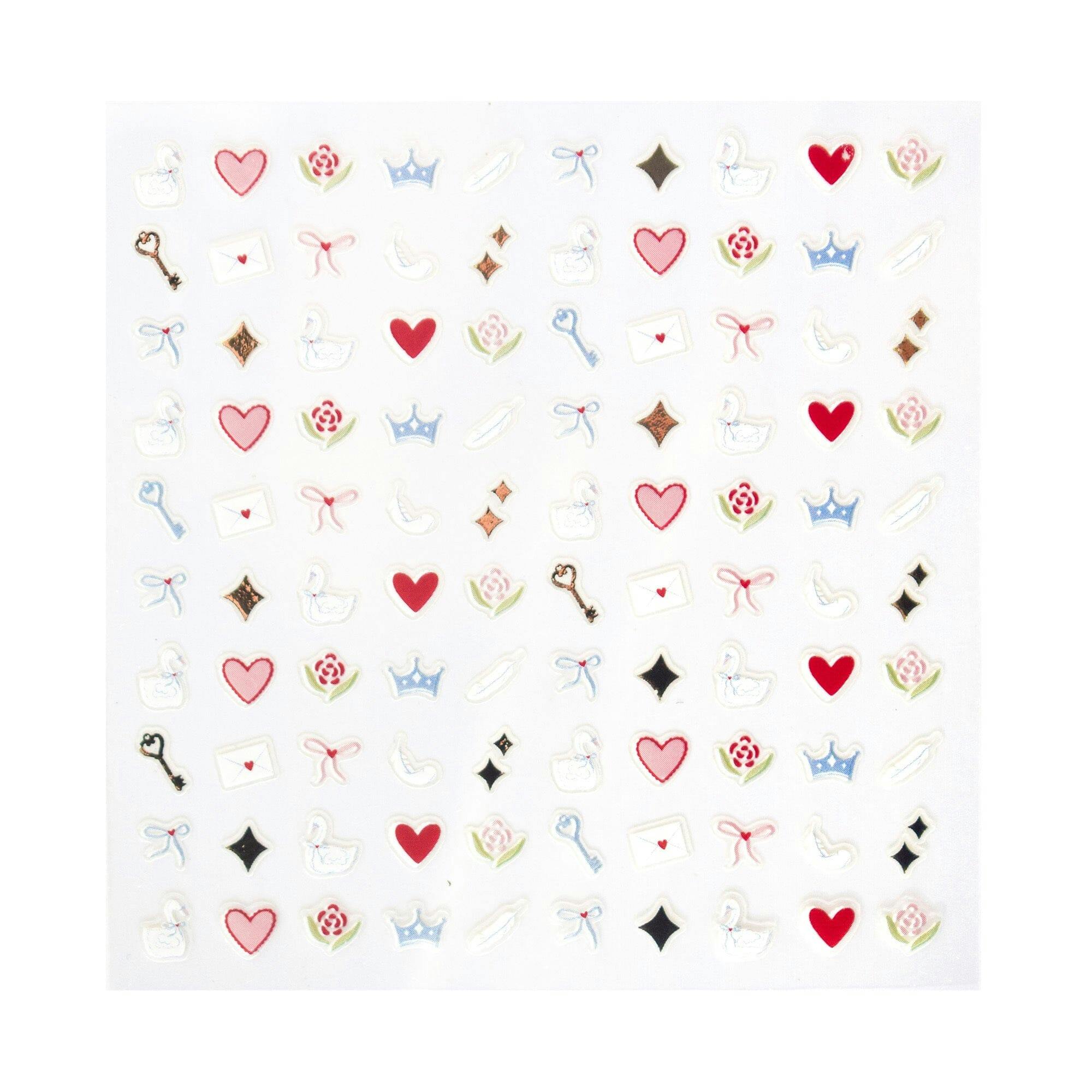 Love Birds Nail Stickers