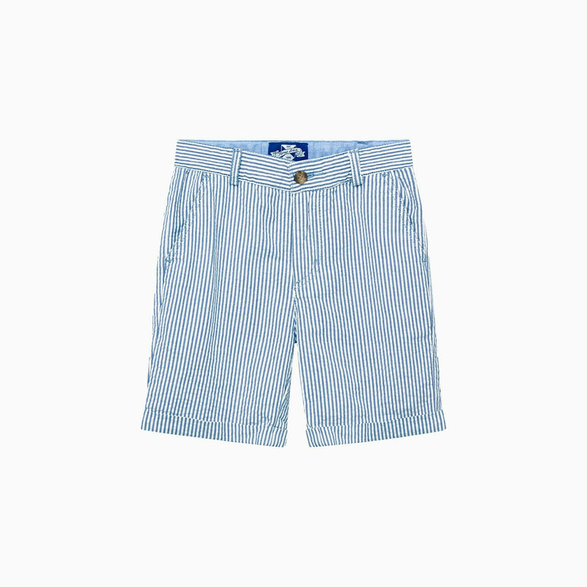 Charlie Chino Shorts in Blue Stripe