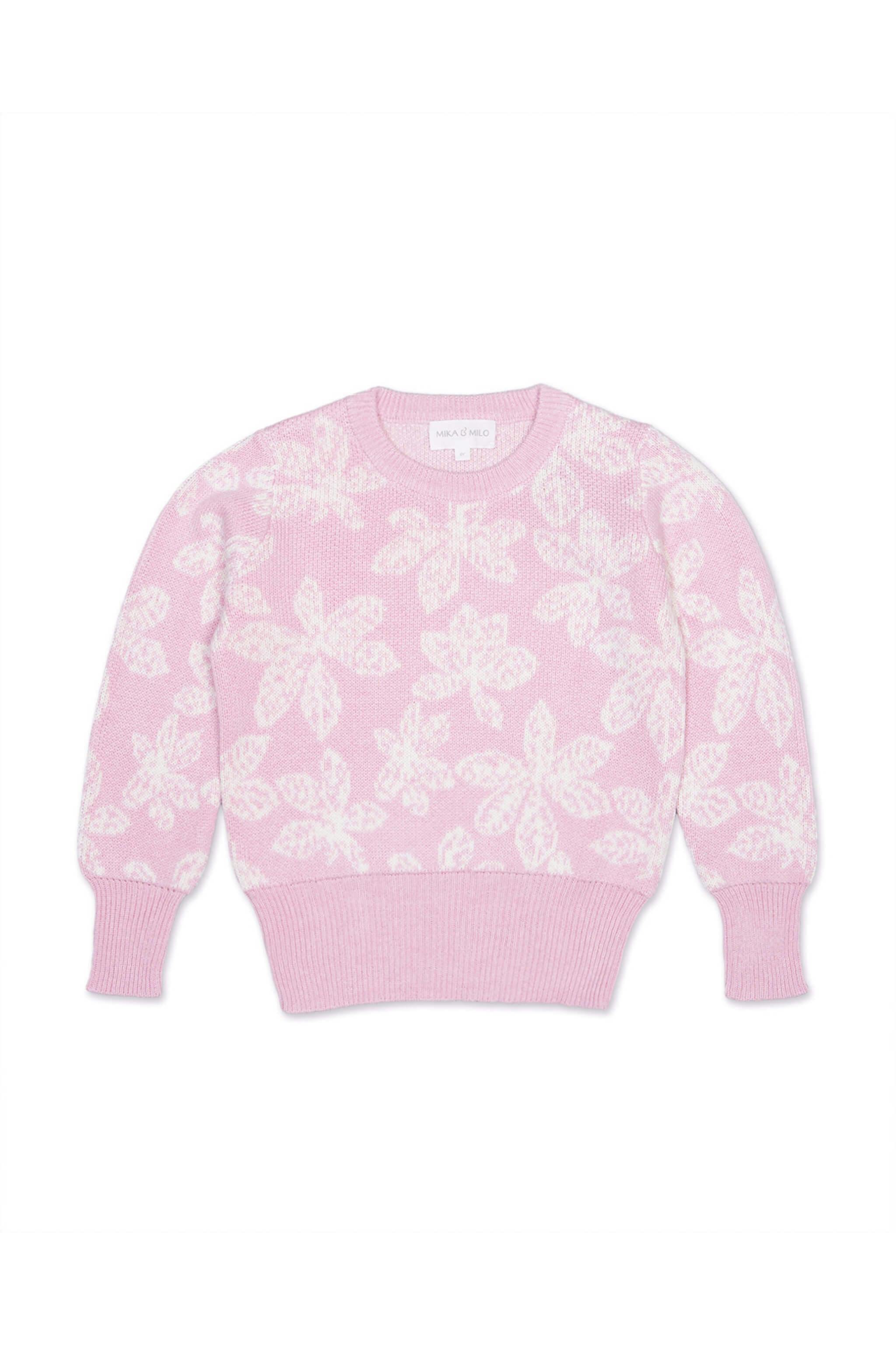 Chestnut Leaves Jumper | Bubble Gum