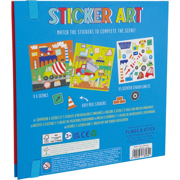 Sticker Art Book - Construction