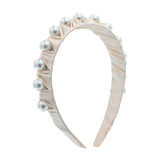 Multicolored Pearl Studded Headband
