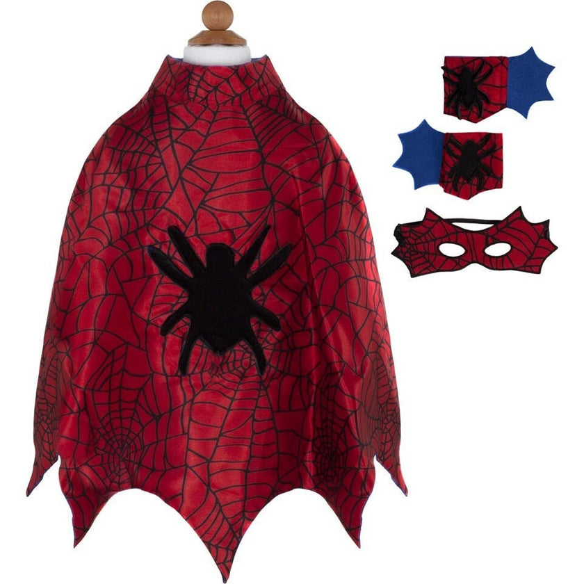 Spider Cape Set with Mask and Cuffs