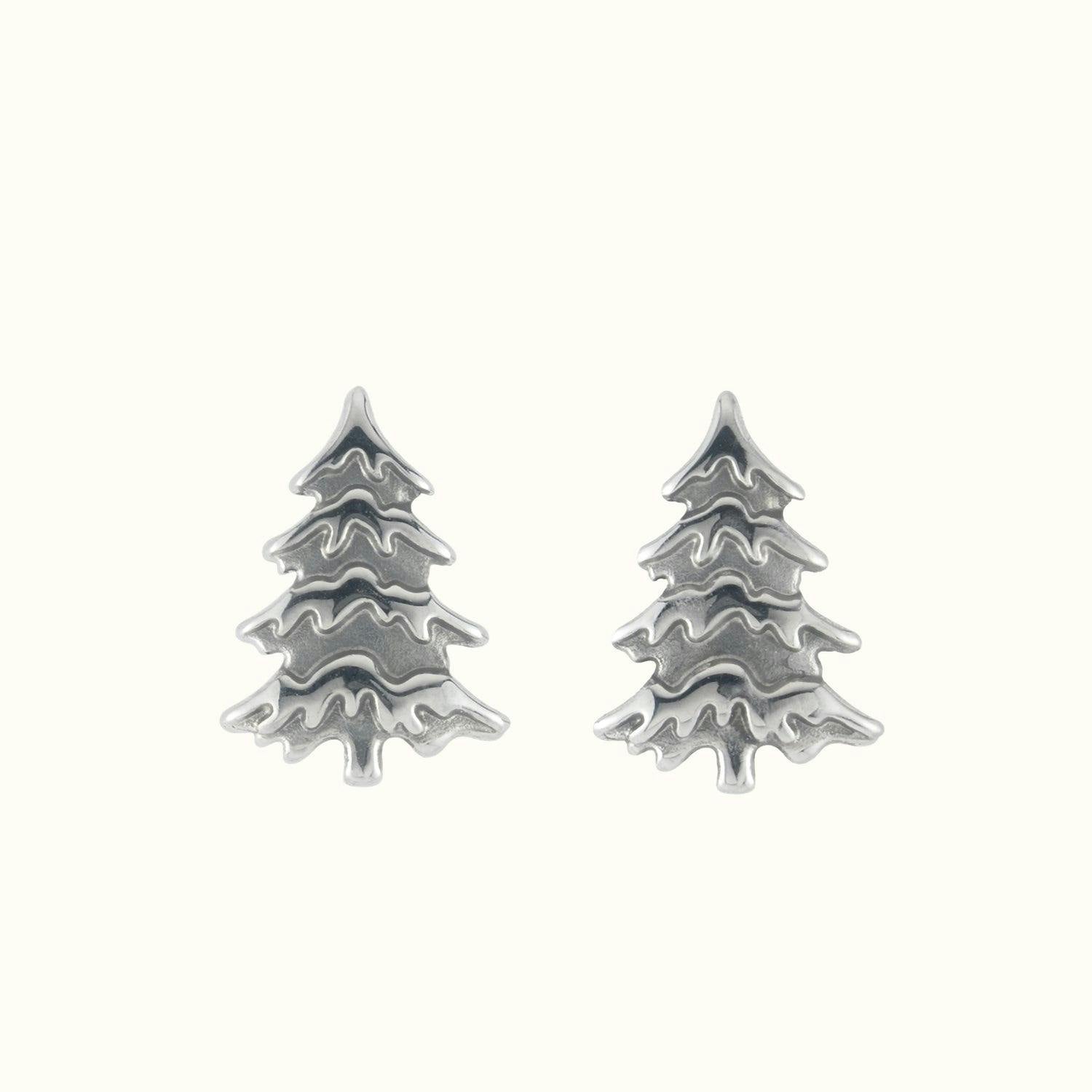 Holiday Tree Stud Earrings