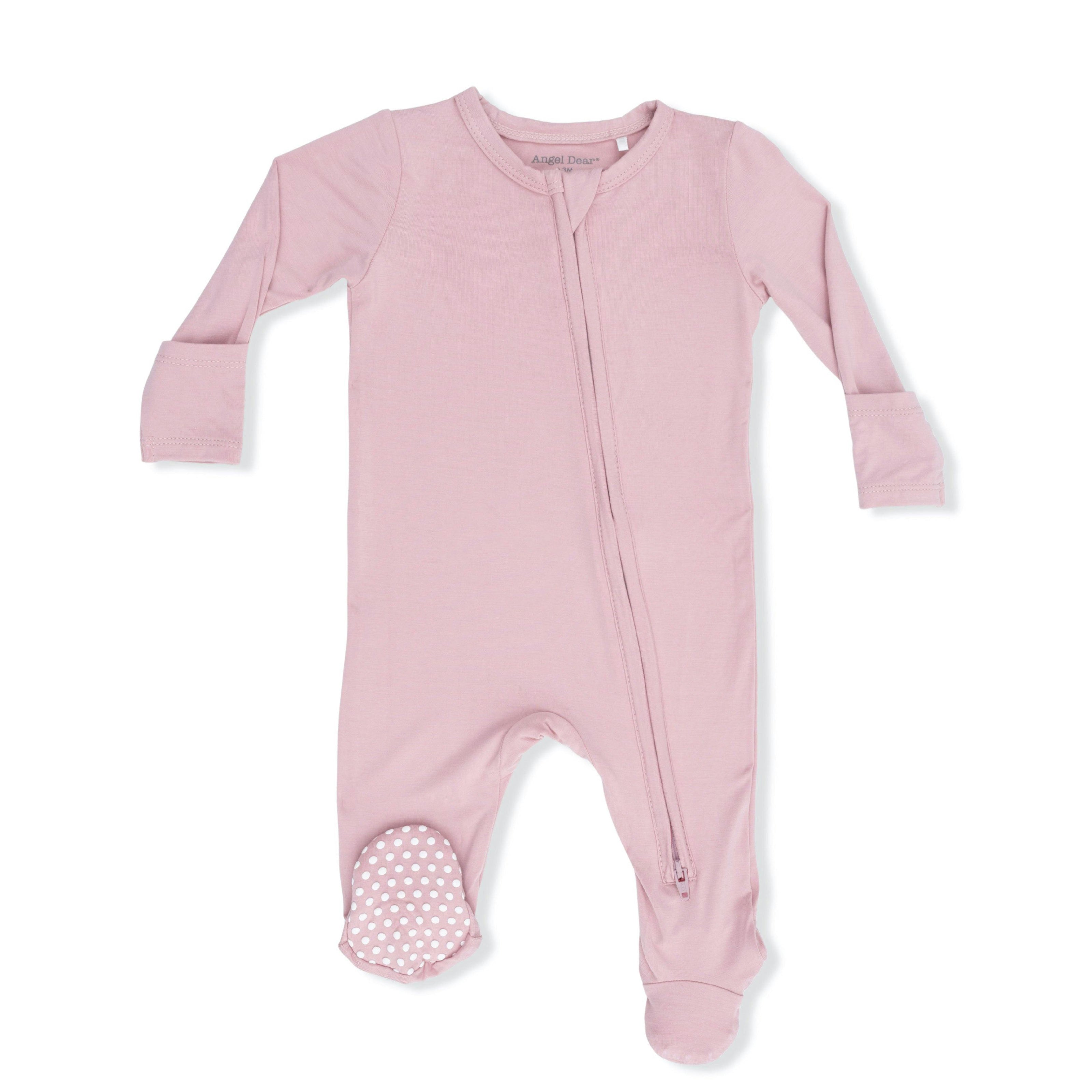 Solid Peachskin - 2 Way Zipper Footie