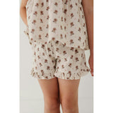 Ruffle Gauze Shorts