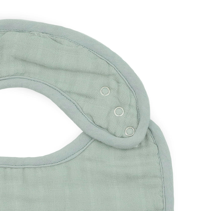 Organic Cotton Muslin Classic Bib 3 Pack - Sage Suns