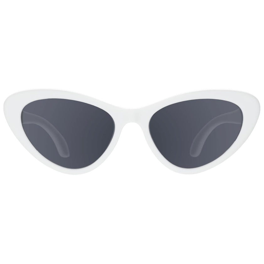 Wicked White Cat-Eye I Smoke Lenses