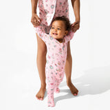 Candy Cane Lane Bamboo Convertible Footie