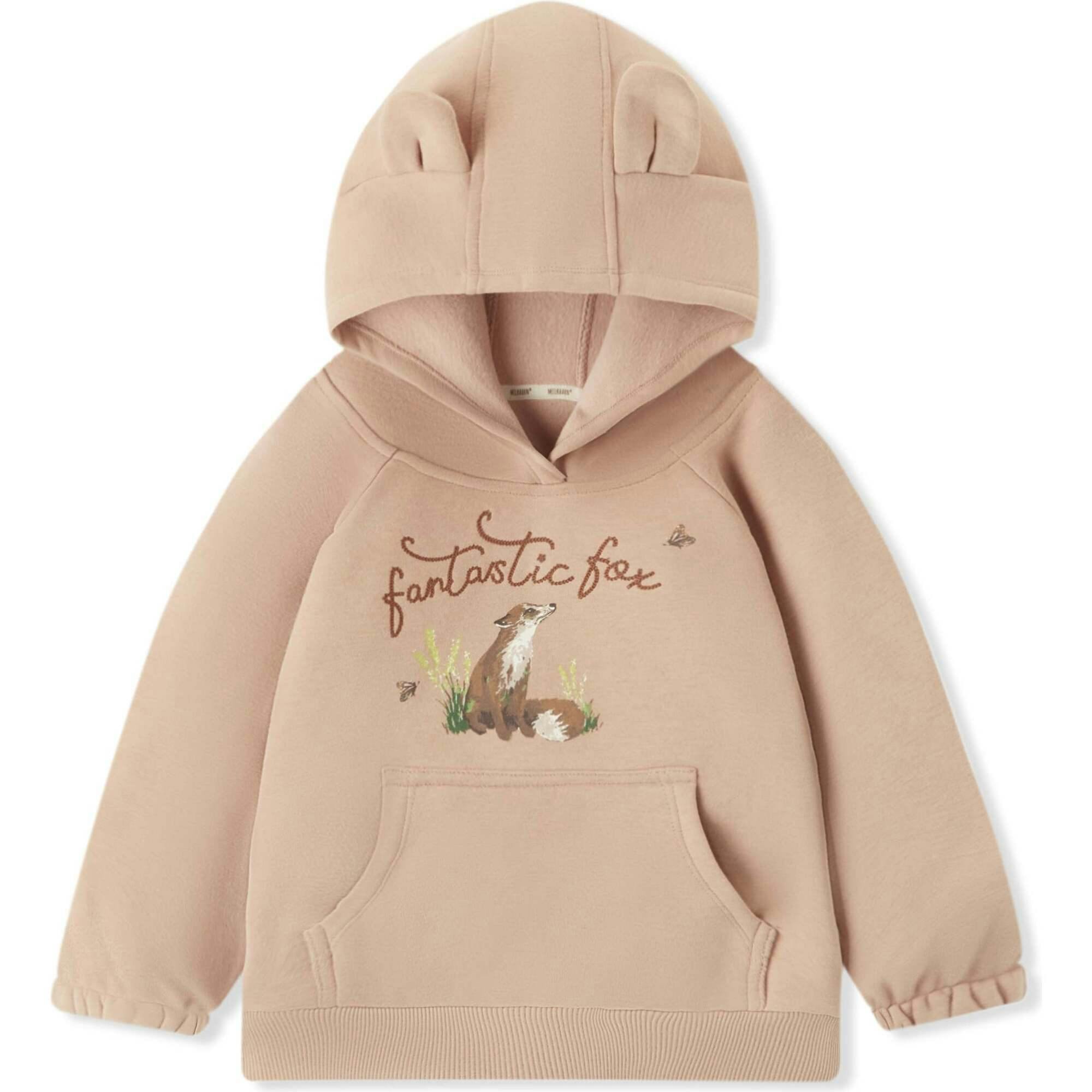 Dusty Rose Ear Hoodie