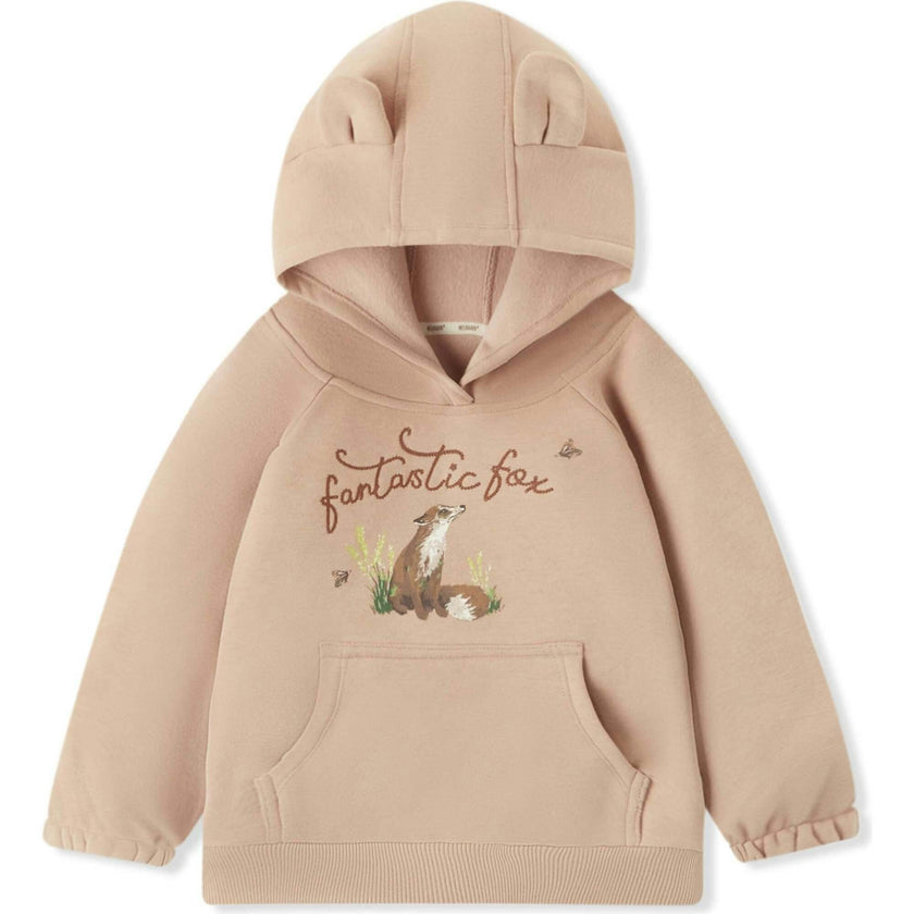 Dusty Rose Ear Hoodie