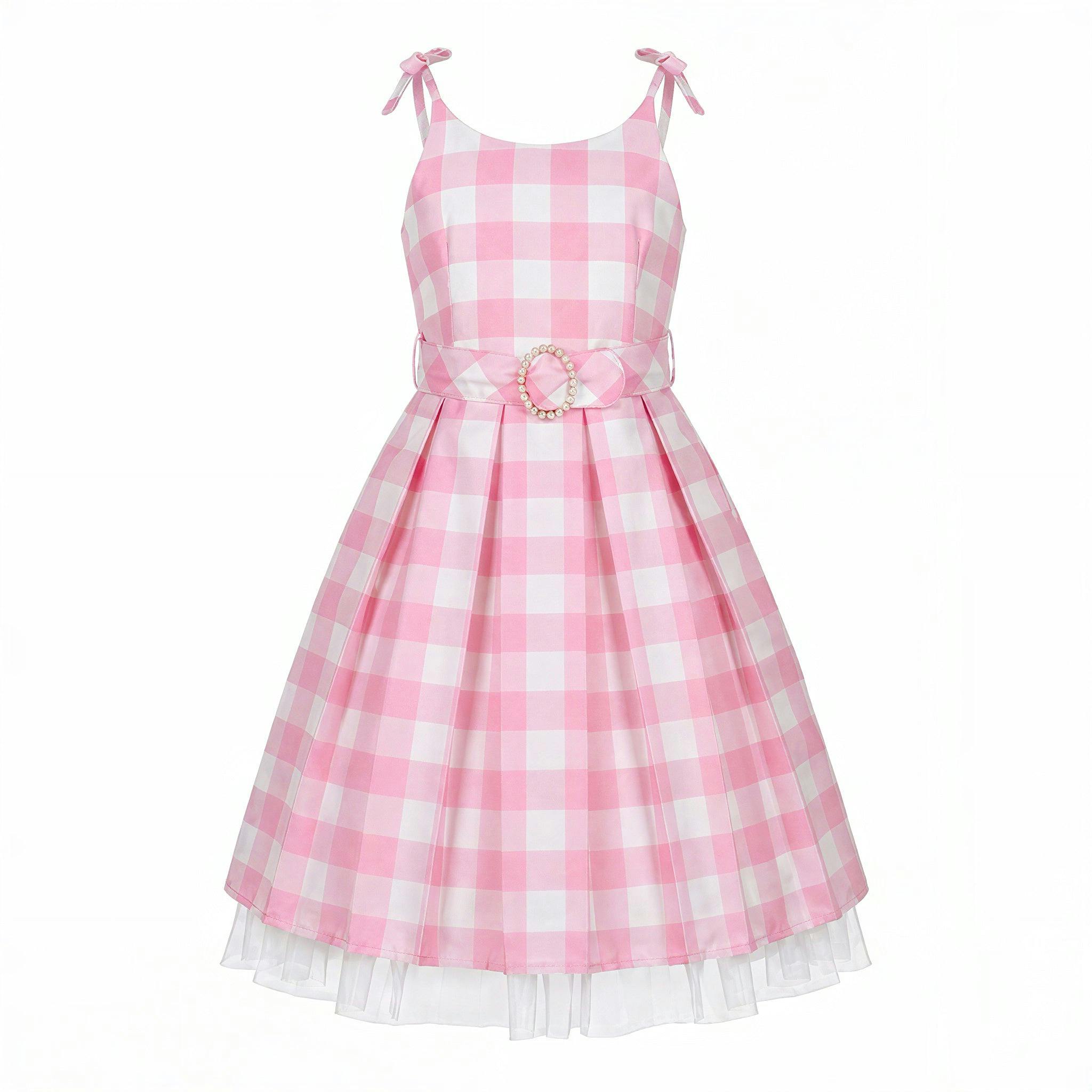 A Leading Role x Mattel Premium Barbie The Movie Barbie Pink Gingham Child Dress Up