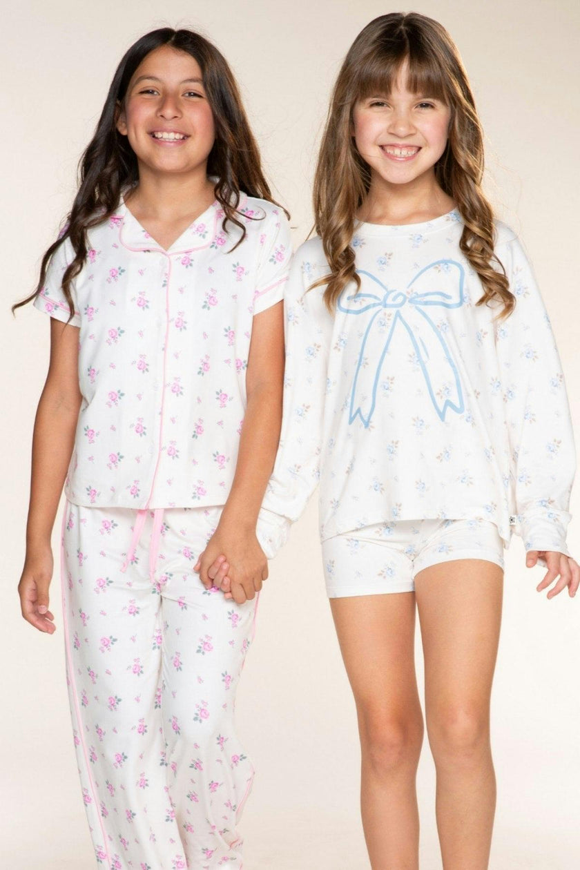 Simply Soft Long Sleeve Easy Tee & Tumble Short Lounge Set