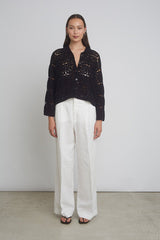 TASHA CROP JACKET | BLACK
