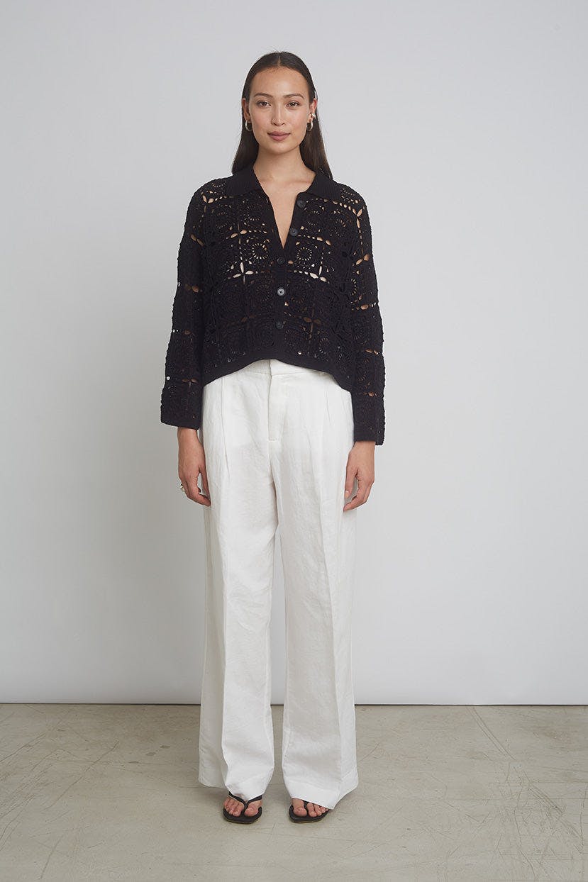 TASHA CROP JACKET | BLACK