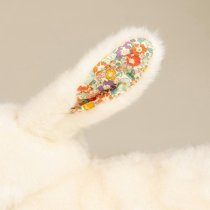 Martin the Rabbit | Beige | Orange Liberty Print