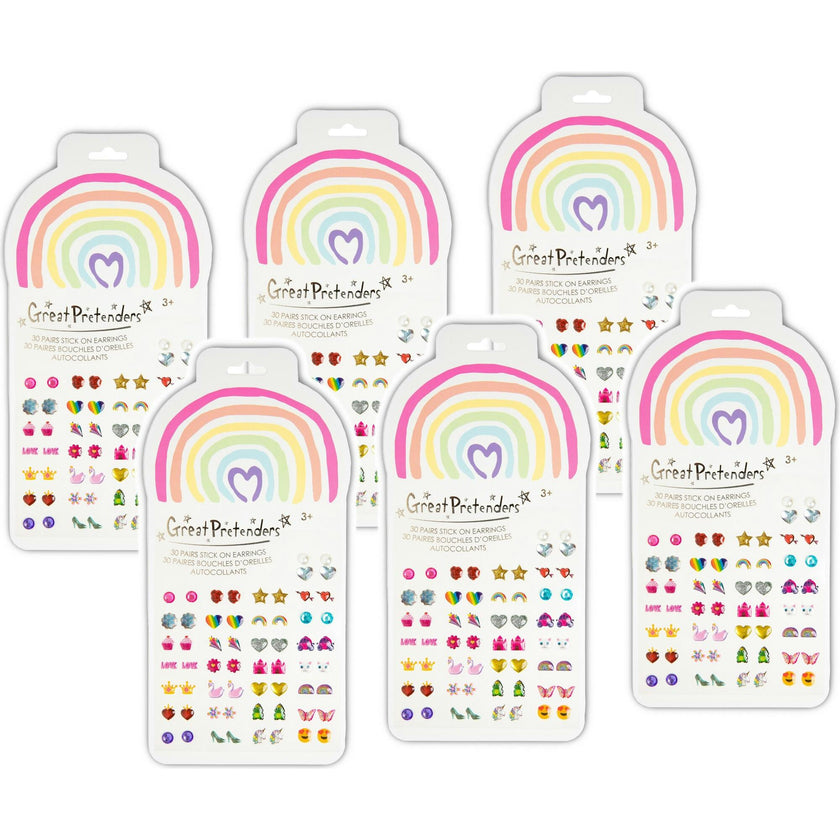 Rainbow Love Sticker Earrings Bundle