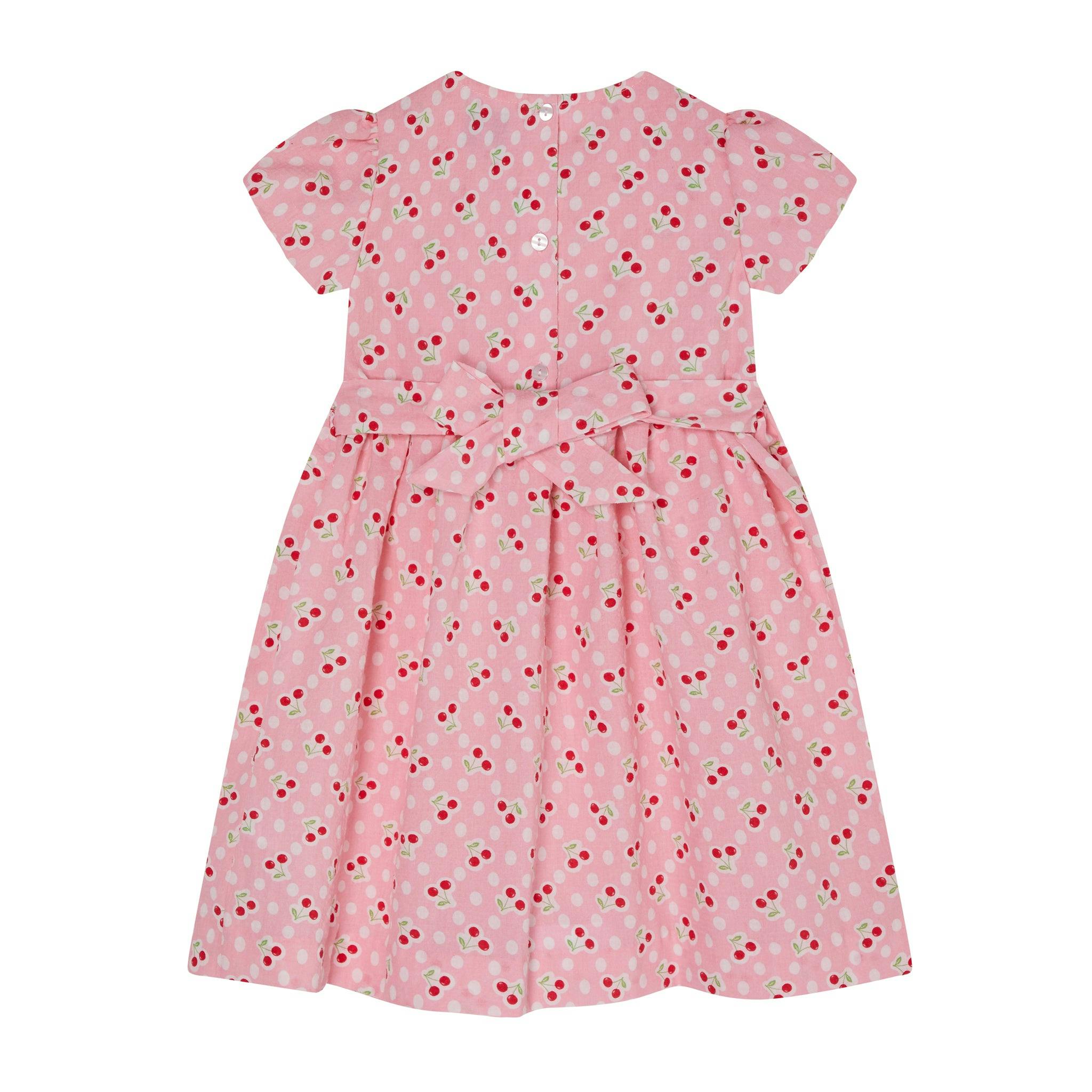 Hand-Smocked Girls Dress Sakura