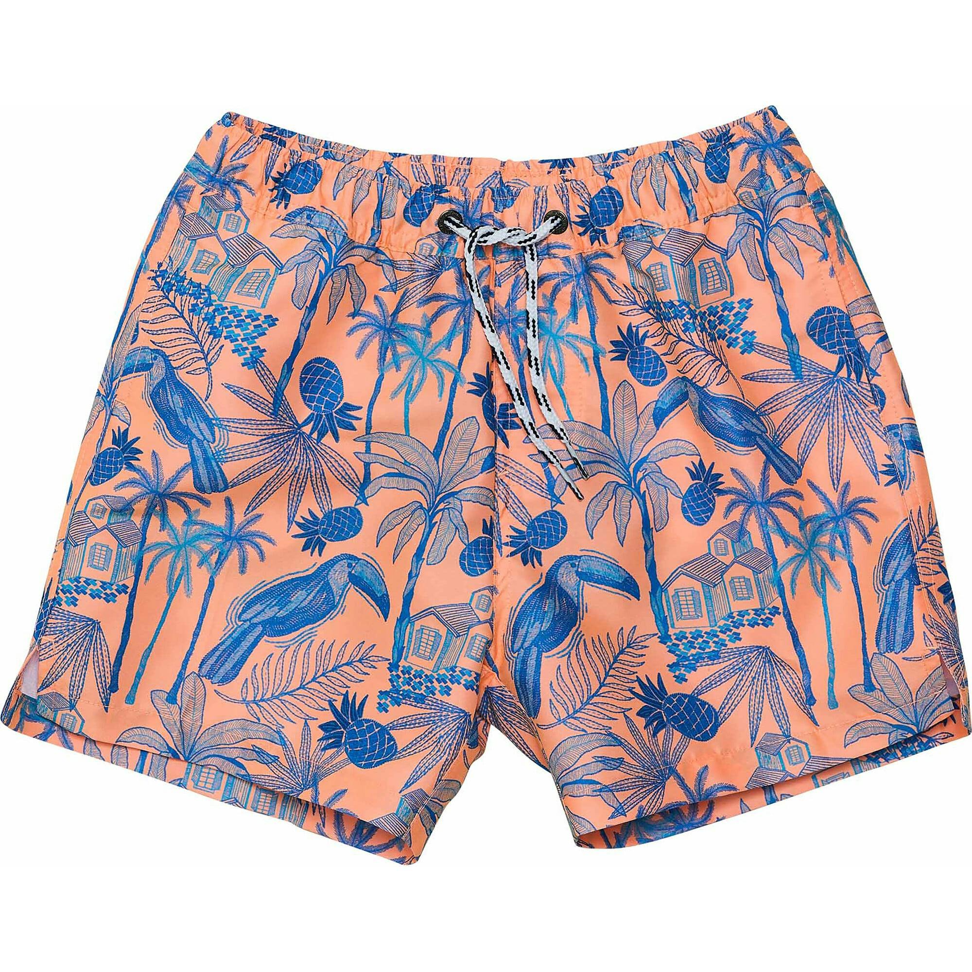 Sustainable Comfort Lined Drawstring Swim Short