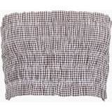 The June Nap Top - Chocolate Gingham