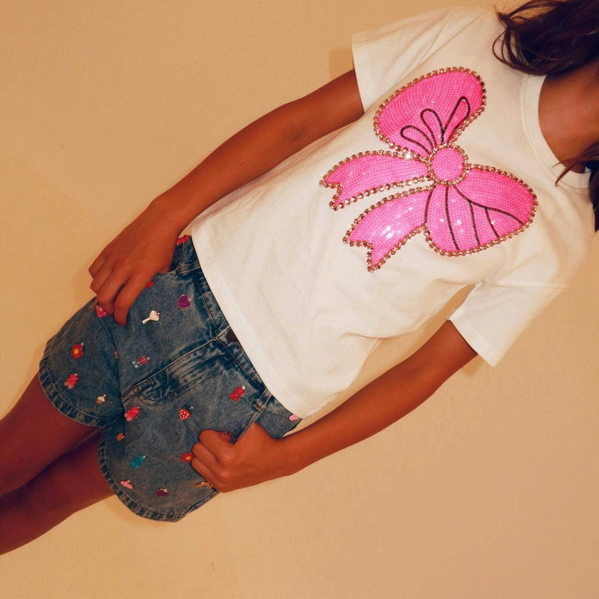 Pinky Big Bow T-shirt