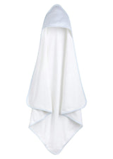 Hooded Towel - Blue Stripe
