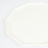 Cream Decagon Compostable Dinner Plates