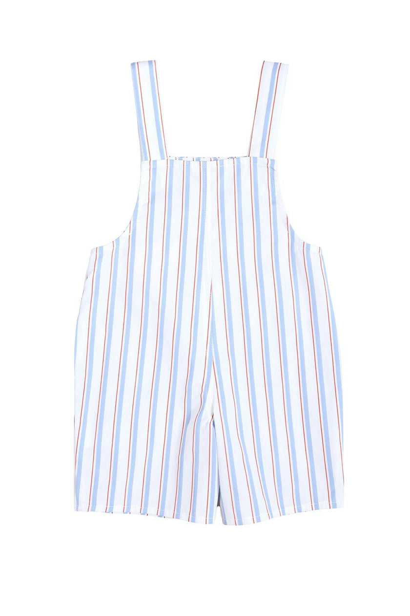 Baby Boys Alex Overalls in Heritage Stripe